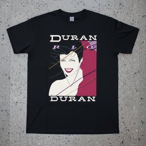 80s New Wave Pop Art Graphic T-Shirt – Retro Glam Portrait Tee – Vintage